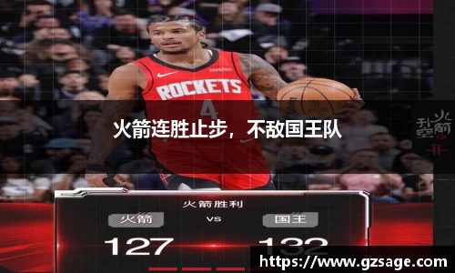 火箭连胜止步，不敌国王队