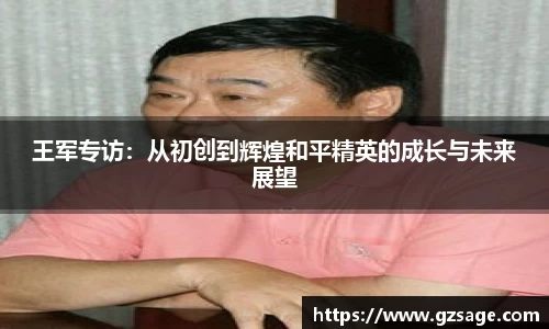 王军专访：从初创到辉煌和平精英的成长与未来展望